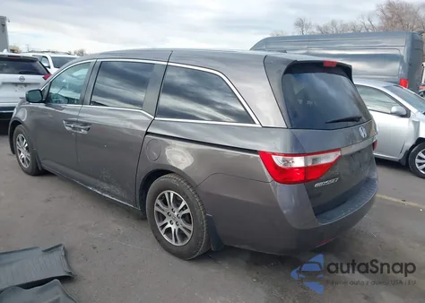 2011 Honda Odyssey Ex-L from USA, damaged, VIN 5FNRL5H6XBB100549